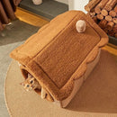 Cama macia para cães gatos,com almofada removível