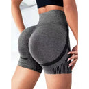 Mulheres yoga shorts de cintura alta