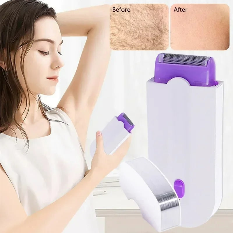 Depilador Recarregável Facial e Corporal para Ambos os Gêneros