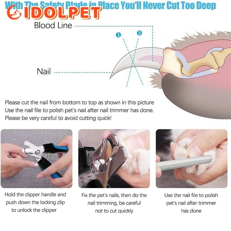 Cortador de unhas profissional para animais