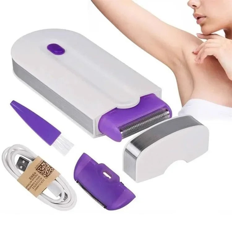 Depilador Recarregável Facial e Corporal para Ambos os Gêneros